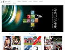 Tablet Screenshot of mikeclarkphoto.com